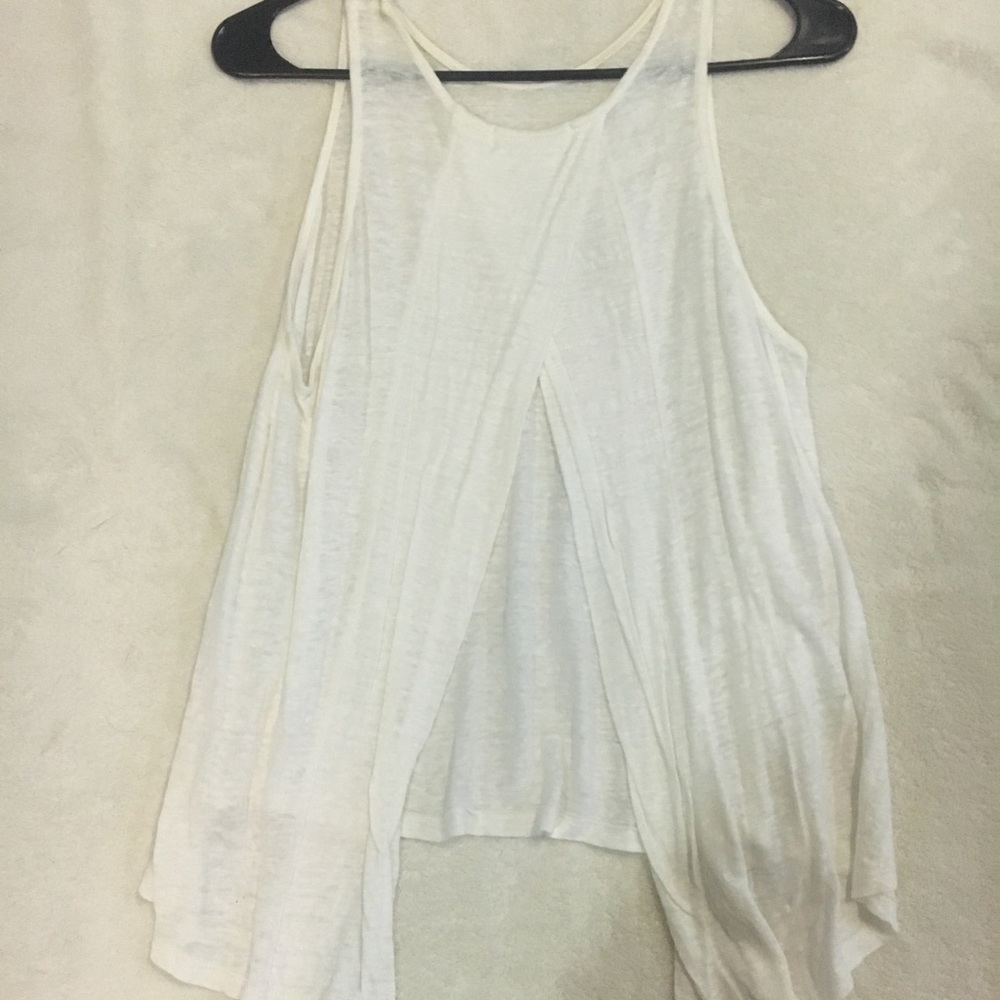 Open back tank